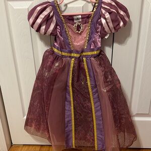 Disney Store Purple and Gold Rapunzel Dress